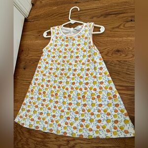 The Proper Peony 100% Pima Cotton Citrus Print Lemon and Orange Size 4T